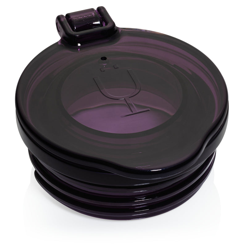 Champagne Flute Replacement Lids | (Clear, Purple & Black) - Grab-and-Go Equipment