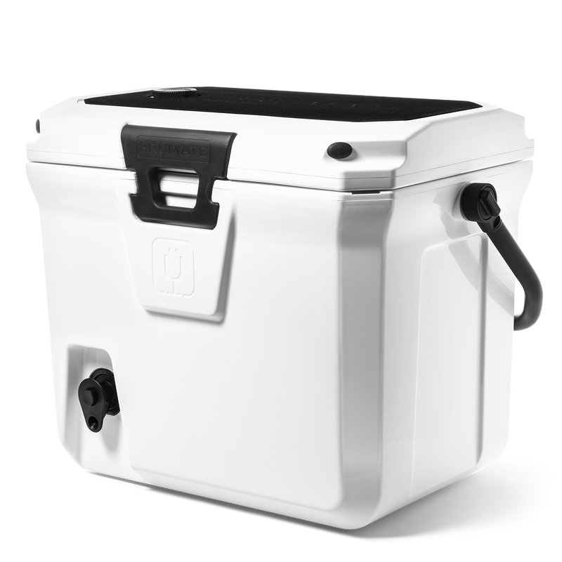Br Tank 20-Quart Easy-Carry Cooler | Ice White - Practical Ice-Ready