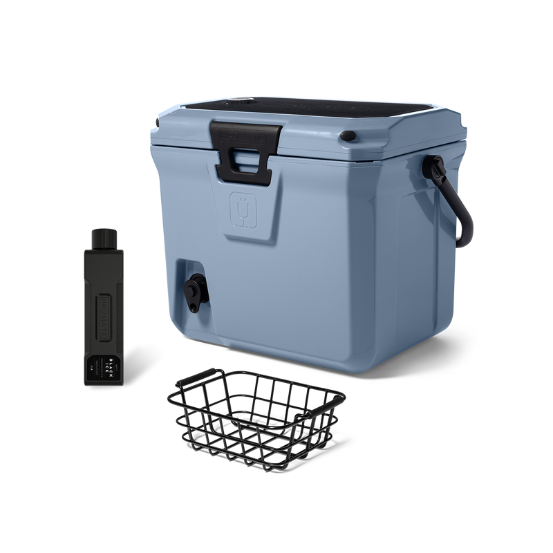 Br Tank 20-Quart Grab + Go Cooler Bundle | Denim - Ready Easy-Start