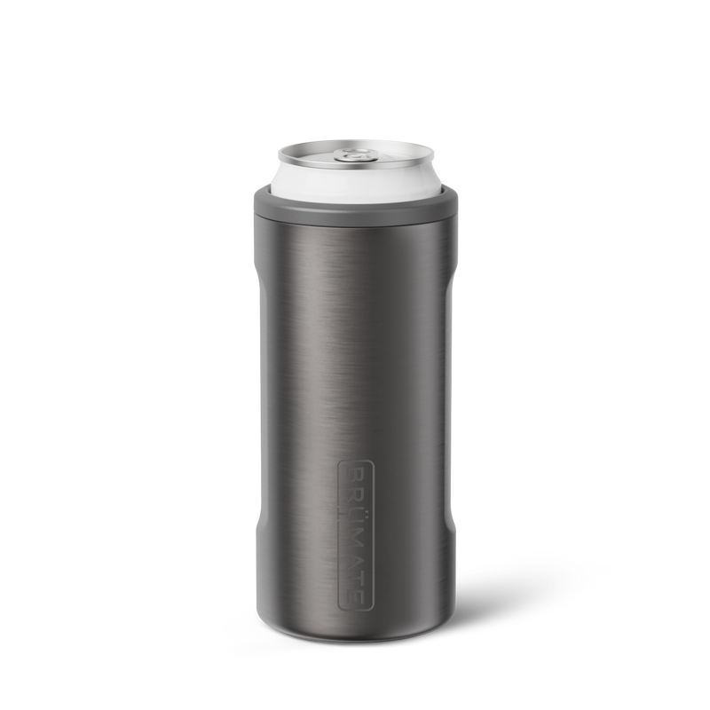 Hopsulator Slim | Black Stainless | 12oz Slim Cans - Clean Tailgate