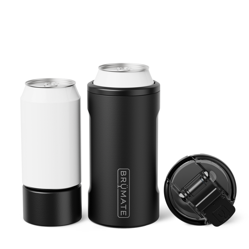 Hopsulator Trio | Matte Black | 12/16oz Standard Cans - Classic Camp