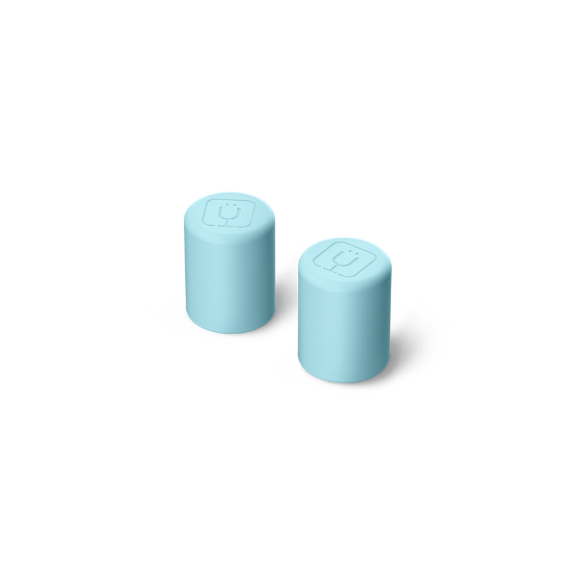 Magnetic Straw Cover | Glacier | 2-Pack - Smooth Fit