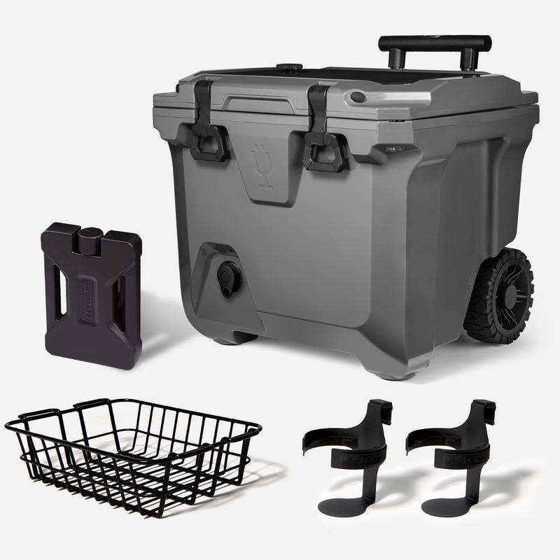 Br Tank 35-Quart Ultimate Day Trip Cooler Bundle | Charcoal - Reliable First-Choice