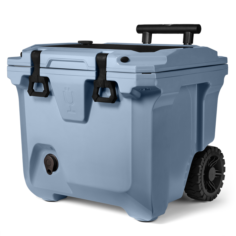 Br Tank 35-Quart Rolling Cooler | Denim - Picnic Cooler