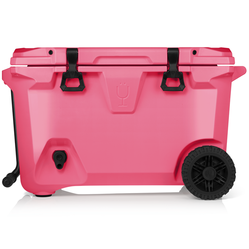 Br Tank 55-Quart Rolling Cooler | Neon Pink - Adventure Picnic