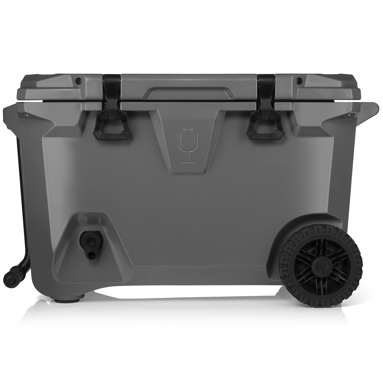 Br Tank 55-Quart Rolling Cooler | Charcoal - Picnic Expedition