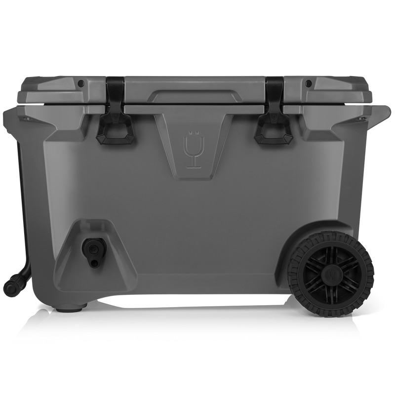 Br Tank 55-Quart Rolling Cooler | Charcoal - Picnic Expedition