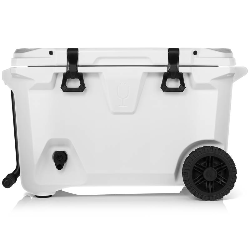 Br Tank 55-Quart Rolling Cooler | Ice White - Favorite Roadtrip