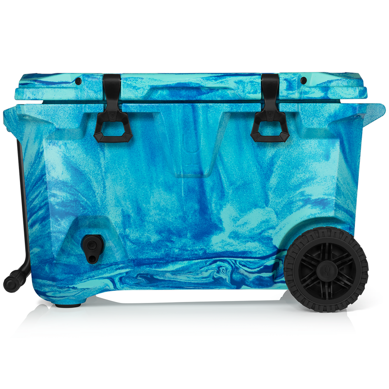 Br Tank 55-Quart Rolling Cooler | Ocean Swirl - Evening Storage