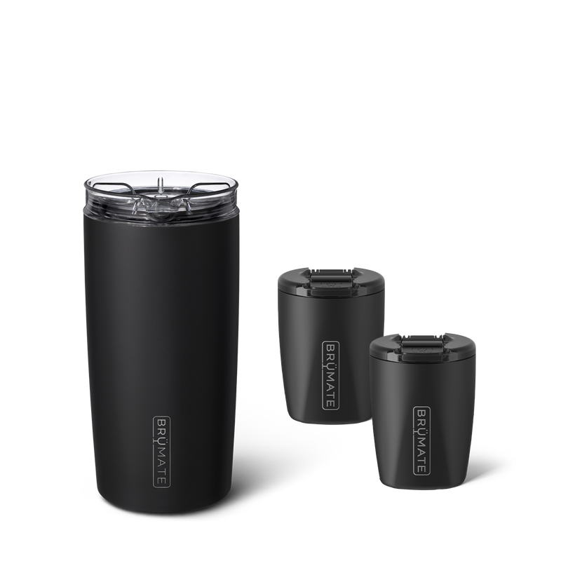 On The Rocks Bundle | Matte Black | 49/12oz - Durable Sip-Set