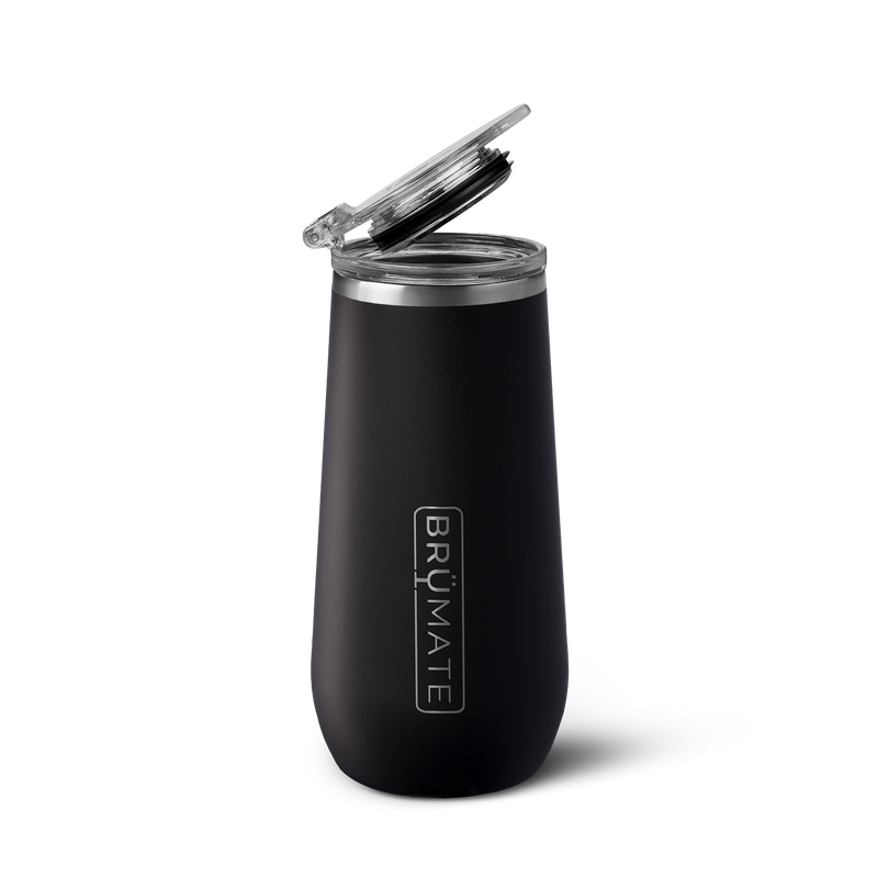 Champagne Flute | Matte Black | 12oz - Evening Brew