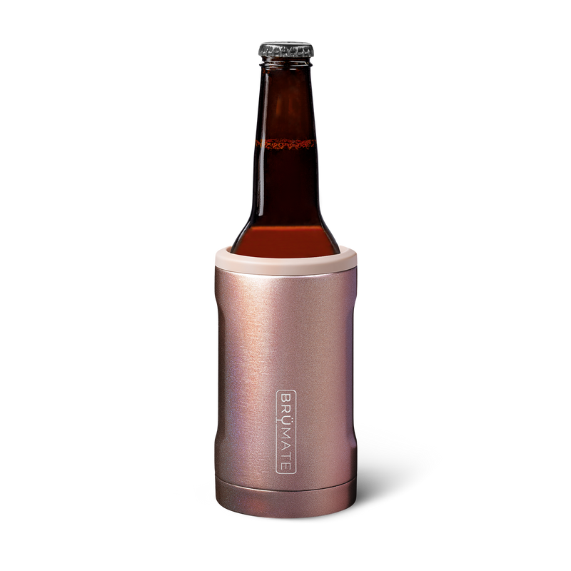 Hopsulator Bott'l | Glitter Rose Gold | 12oz Bottles - Seasonal Getaway
